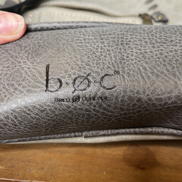 B.O.C. Grey on grey boho purse - Picture 12 of 13